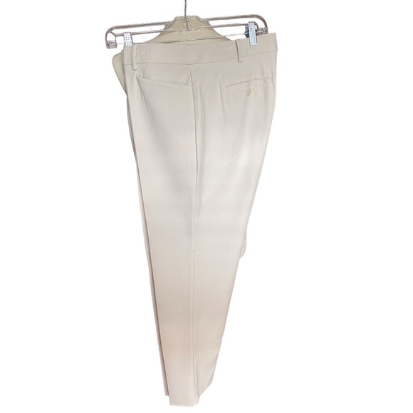 NWOT Talbots Hampshire Curvy Cream Ankle Pants - Picture 4 of 9